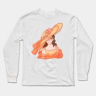 lucretia the hat girl Long Sleeve T-Shirt